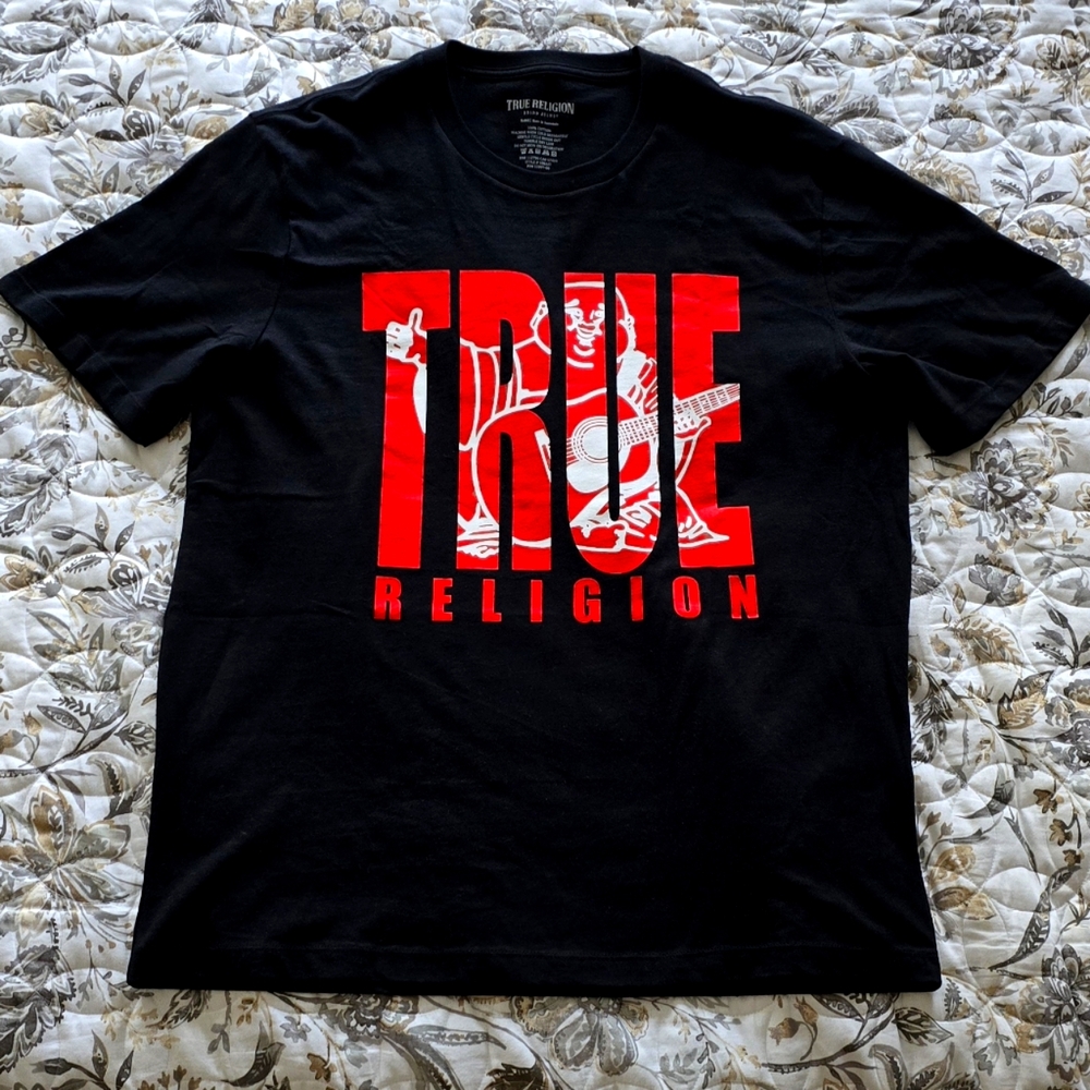 NEW True Religion black T Shirt Size XL